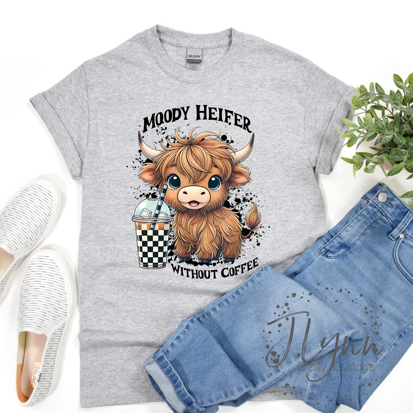 Moody Heifer Without Coffee T-Shirt