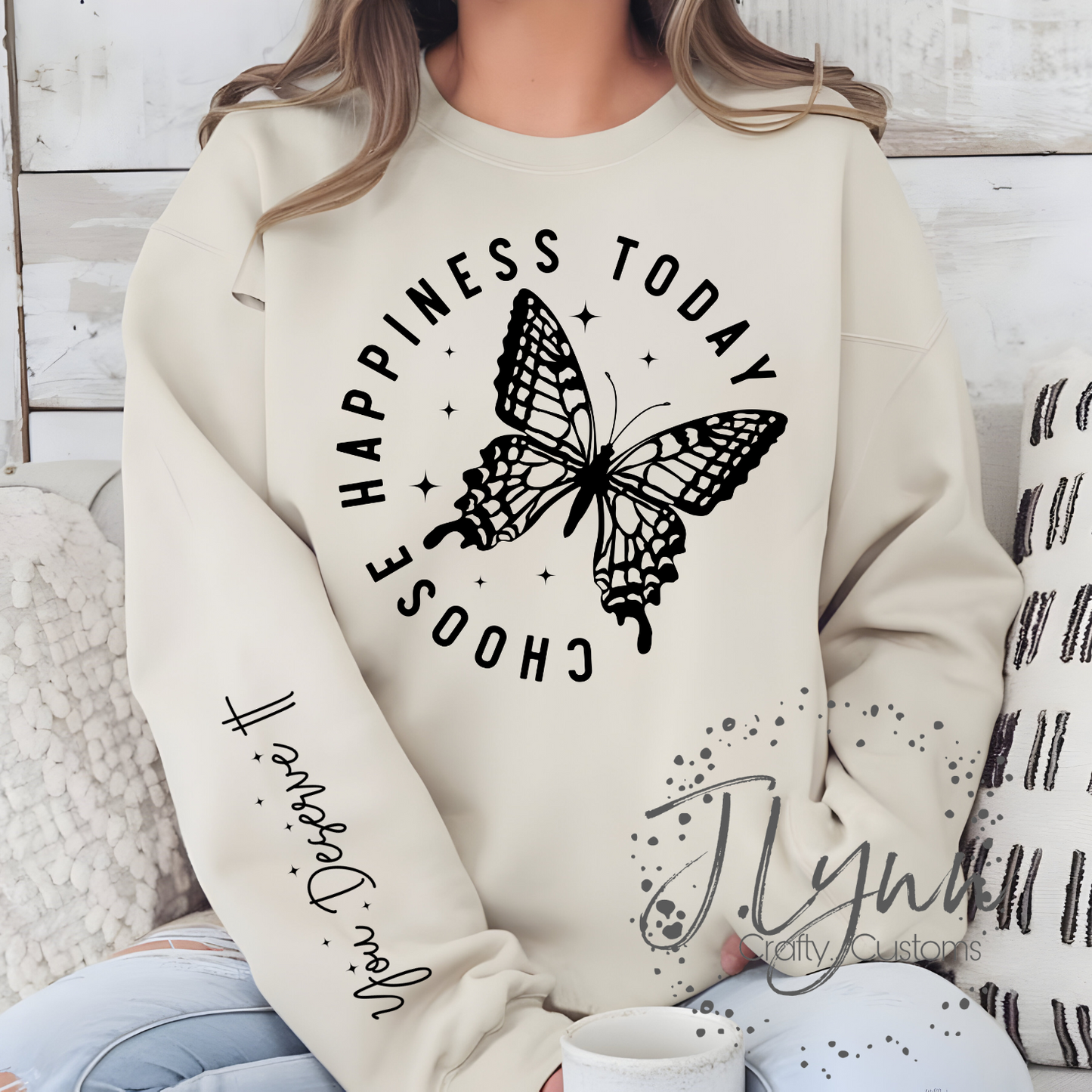 Choose Happiness Today Crewneck